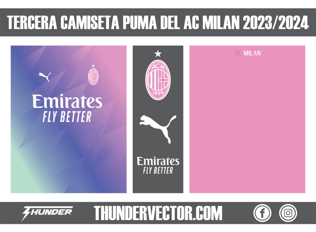 Tercera camiseta Puma del AC Milan 2023-2024