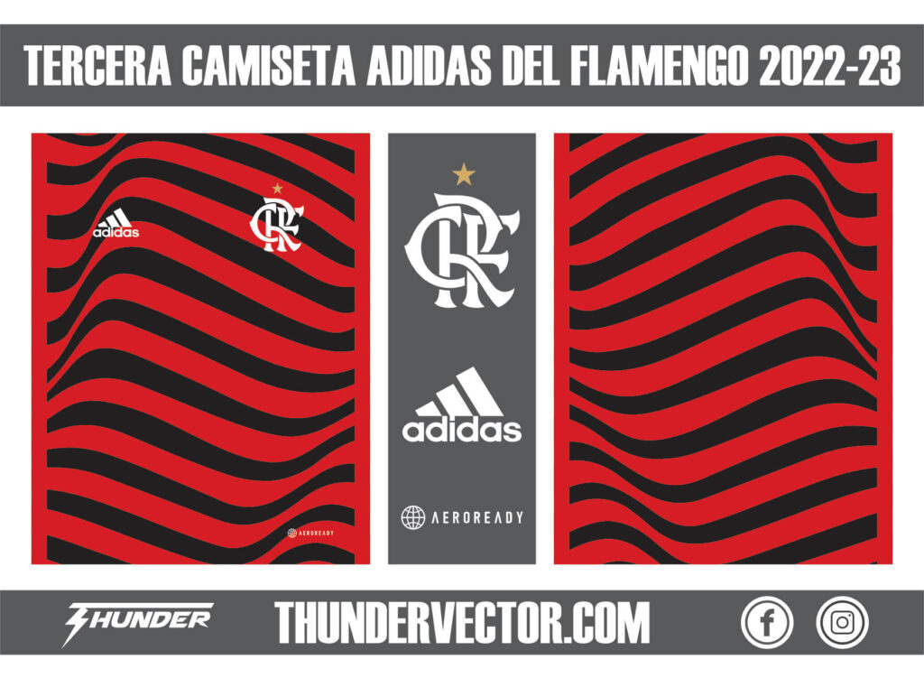 Tercera camiseta adidas del Flamengo 2022-23