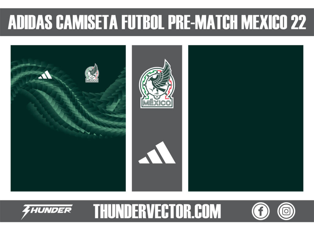 adidas Camiseta Futbol Pre-Match Mexico 22