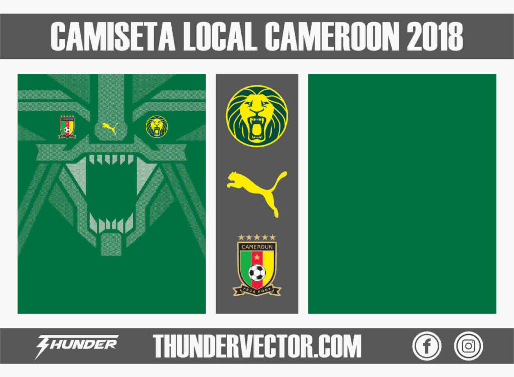 Camiseta Local Cameroon 2018