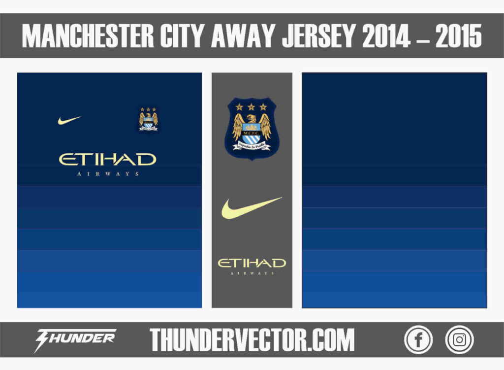 Manchester City Away Jersey 2014 – 2015