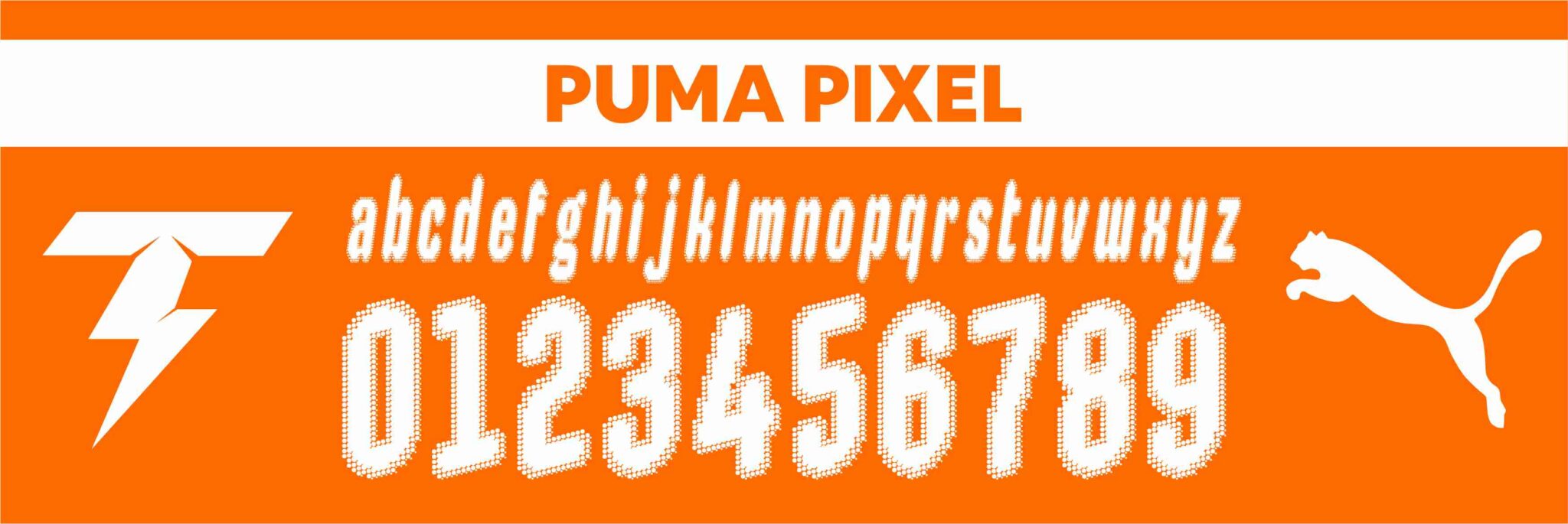 Font Puma pixel