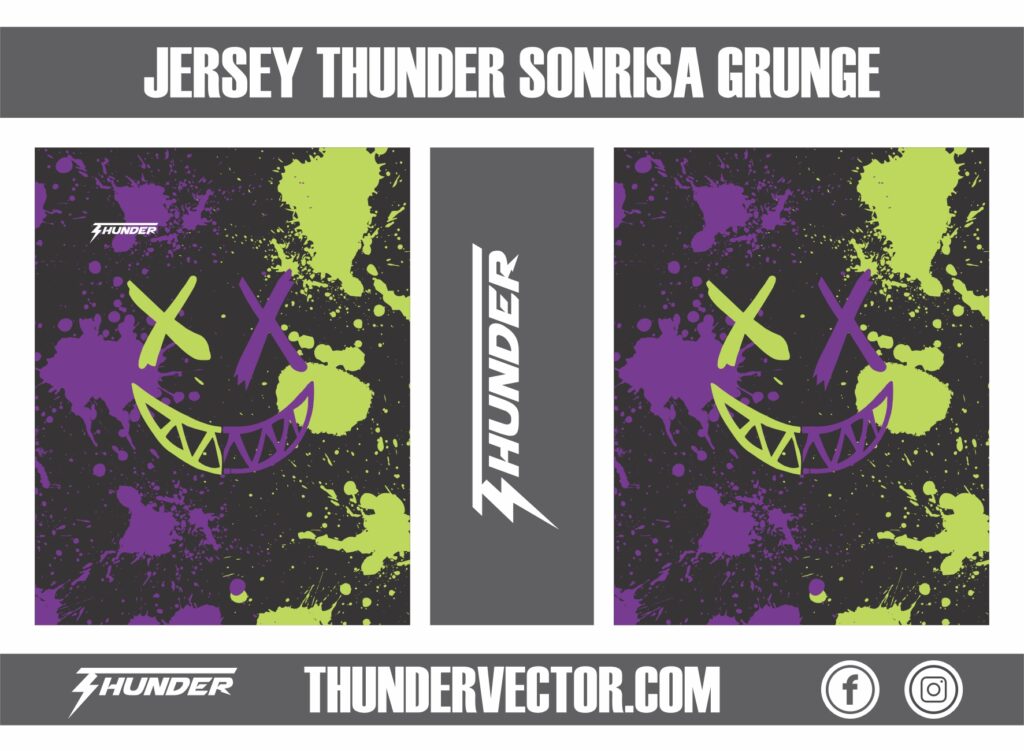 Jersey thunder sonrisa grunge