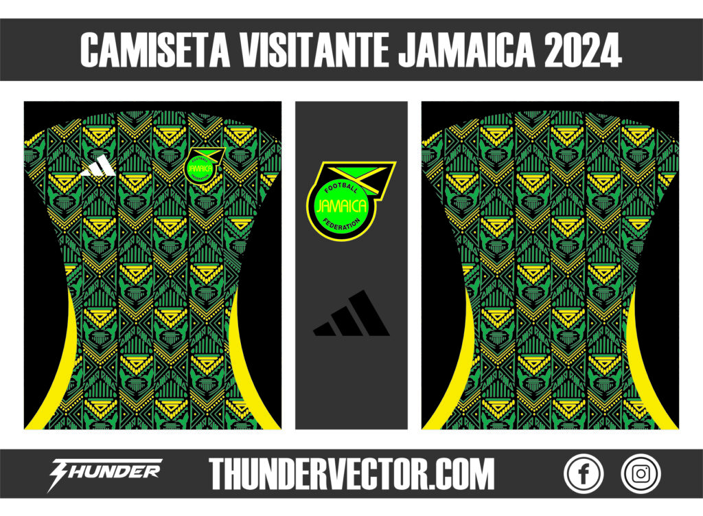 Camiseta Visitante Jamaica 2024