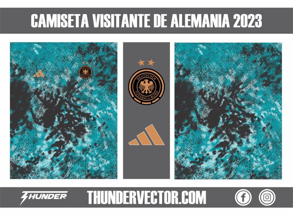 Camiseta visitante de Alemania 2023