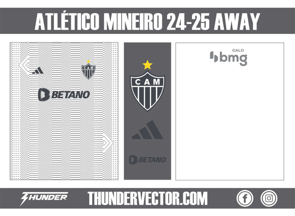 Atlético Mineiro 24-25 Away