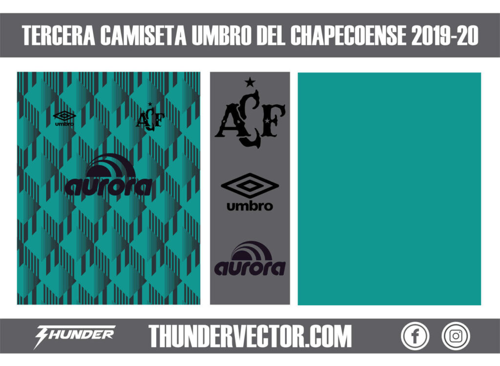 Tercera camiseta Umbro del Chapecoense 2019-20