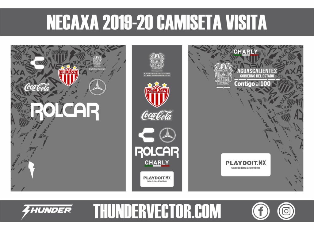 Necaxa 2019-20 camiseta visita